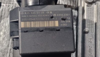 Блок керування двигуном, мотором комплект 2003-2010 2.2CDI OM646 A6395450108, A6461532491 639 Мерседес Віто-1