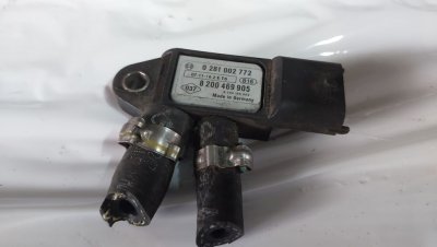 Датчик тиску вихлопних газів 2.0, 2.5 DCI  -2010 дорестайл, мапсенсор 0281002772, 8200469905, 028006252 Рено Трафік, Опель Віваро, Ніссан Прімастар