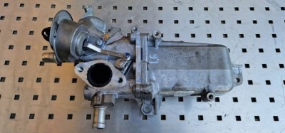 Теплообмінник системи ЕГР, EGR, радіатор, охолоджувач  ЕГР 1.6 dсi 2014+ бітурбо 147357086R, 147355224R Рено Трафік 3, Опель Віваро, Фіат Таленто, Ніссан NV 300