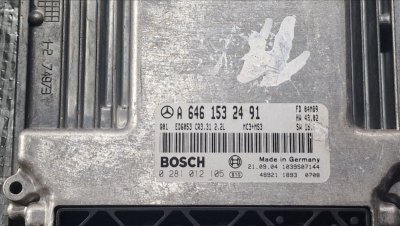 Блок керування двигуном, мотором комплект 2003-2010 2.2CDI OM646 A6395450108, A6461532491 639 Мерседес Віто-2