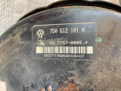 Вакуумний підсилювач гальм VW T4 7D0612101A VAG Фольксваген Т4-1