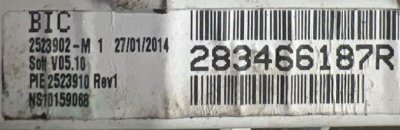 Блок керування навігацією електричний 2010+ 2.3DCI 283466187R Рено Мастер 3, Опель Мовано, Ніссан NV400