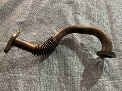 Трубка ЕГР, EGR 2.5 VW T4 074131525D VAG Фольксваген Т4