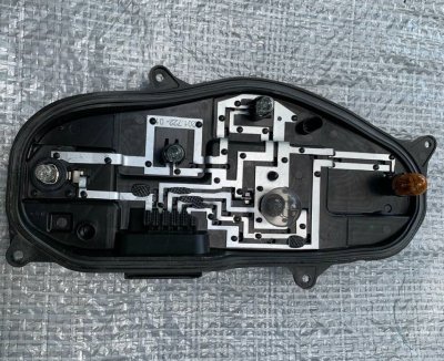Плата заднього лівого фонаря VW T5 рестайл 2009-2014 7E0945257, 202035-01 VAG Фольксваген Т5