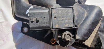 Датчик тиску на впускному колекторі 1.6 dсi 2014+ бітурбо h8201038353 Рено Трафік 3, Опель Віваро, Фіат Таленто, Ніссан NV 300