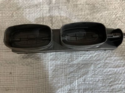 Корпус дефлектора обдуву з панелі, торпеди(подвійний) VW T4 701819709C VAG Фольксваген Т4