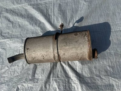 Глушник задня частина 1.6HDI 1730A5, 1609206980 Сітроен Берлінго, Пежо Партнер