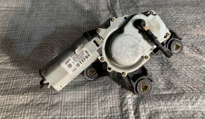 Двигун, моторчик склоочисника, склопідйомника заднього скла, ляда VW T5 7H0955711 VAG Фольксваген Транспортер Т5