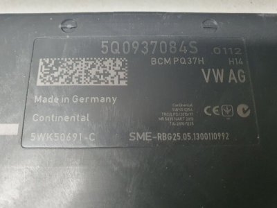 Блок комфорту VW 5Q0937084S VAG Фольксваген-2