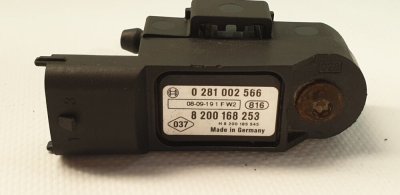 Датчик наддуву турбіни 2.0, 2.5 рестайл 2006+, 0281002566, 8200168253 Рено Трафік, Опель Віваро, Ніссан Прімастар