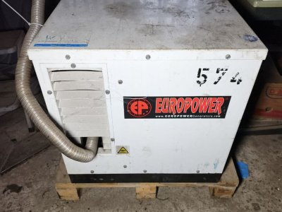Вживаний Генератор дизельний. 5.5 кв. Однофазний. Europower EPS6000DE-4