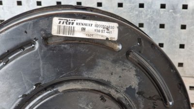 Ресивер вакуумної системи, Вакуумний підсилювач тормозів 2006+  2.0, 2.5DCI 8200506834, 8200506830, 8200506839, 8200837097, 8200837108, Рено Трафік, Опель Віваро, Ніссан Прімастар-1