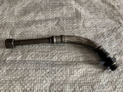 Трубка зливу масла, мастила з турбіни 1.9 VW T4 028145736D VAG Фольксваген Т4