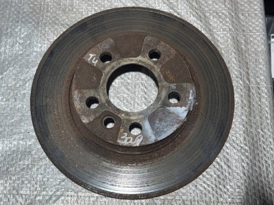 Тормозной диск, задний 280Х12 5Х112 VW T4 7D0615601 VAG Фольксваген Т4