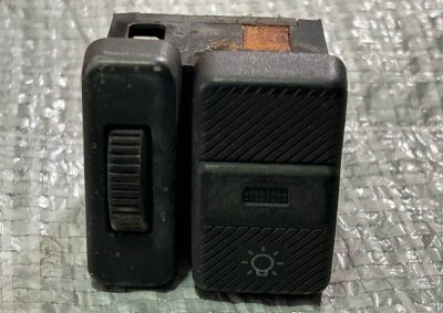 Кнопка увімкнення світла фар на торпедо VW T4 357941531 VAG Фольксваген Транспортер Т4