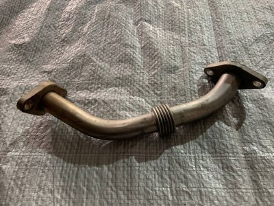Трубка ЕГР, EGR 1.9 VW T4 028131521D VAG Фольксваген Т4