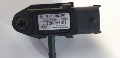 Датчик наддуву турбіни 1.9 DCI, 0281002593, 8200225971 Рено Трафік, Опель Віваро, Ніссан Прімастар