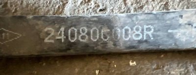 Маса двигуна, провід маси 2014+ 240800232R Рено Трафік 3, Опель Віваро, Фіат Таленто, Ніссан NV 300