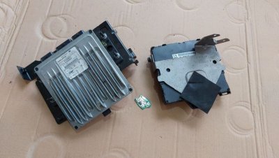 Блок керування двигуном, мотором комплект 1.5 DCI 8200399038, 8200909666, 8200870481 Рено Кенго 2008+-1