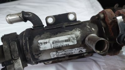 Радіатор, охолоджувач системи EGR, ЕГР 2.0 DCI 2006-2010 Євро4 8200611709, 8200873678 Рено Трафік, Опель Віваро, Ніссан Прімастар