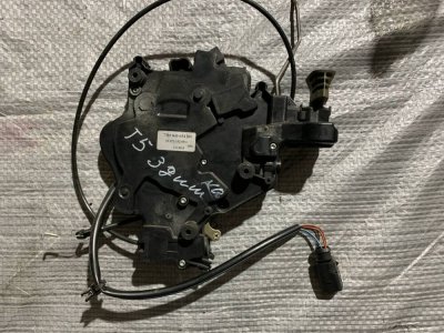 Замок, механізм здвижних дверей правих електричний VW T5 7H0843654BG VAG Фольксваген Транспортер Т5